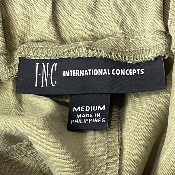 INC International Concepts Medium Jogger Pants Pockets High-Rise Elastic Waist - Picture 6 of 9